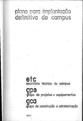 Plano para Implantação Definitiva do Campus Universitário