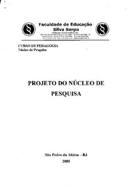 Projeto do Núcleo de Pesquisa