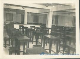 Panorama da sala de provas
